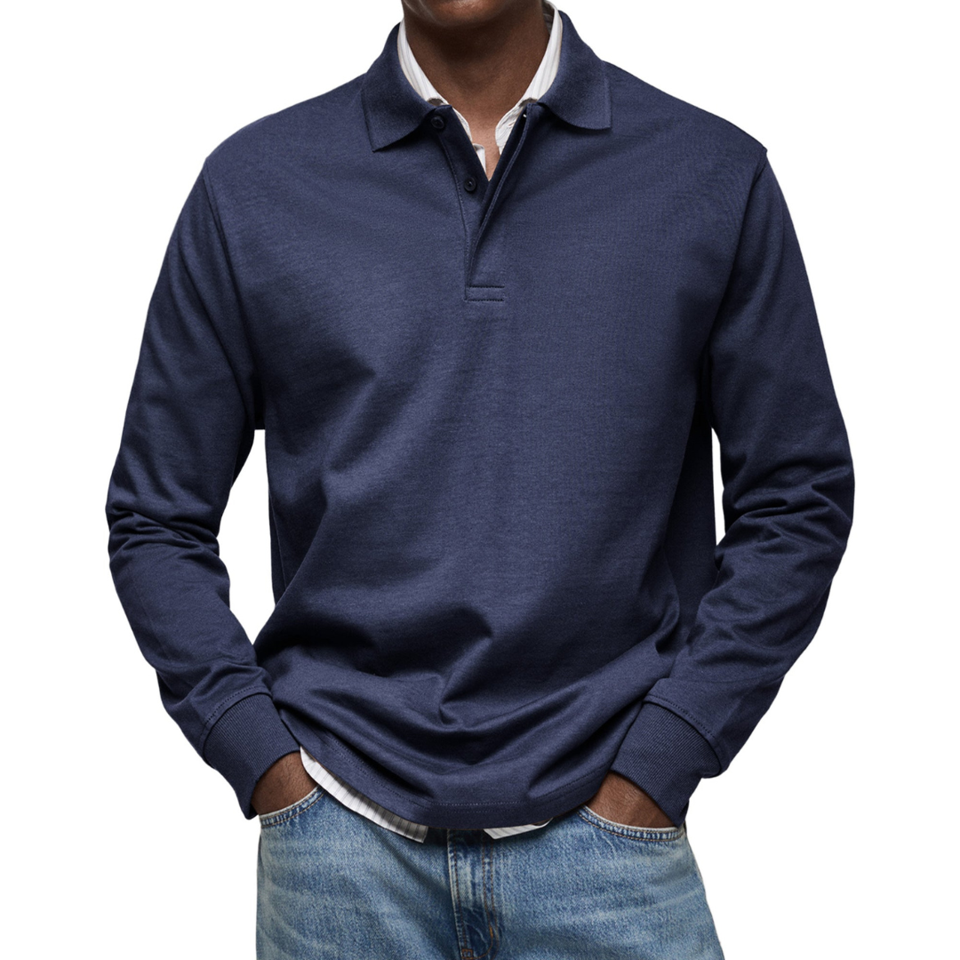 ELEGANT LONG SLEEVE POLO
