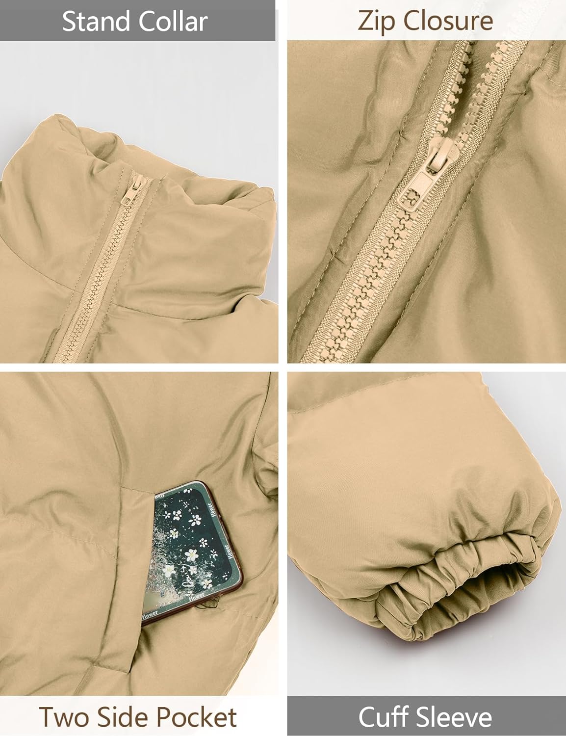 Women's Short Comfortable Down Jacket