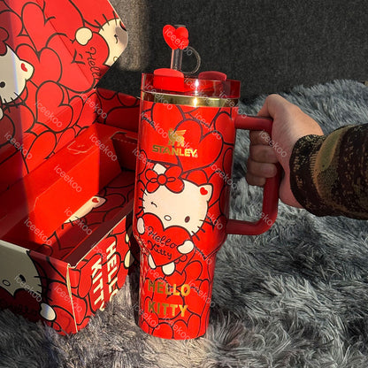 40oz Red Kitty Tumbler 🚢Free Shipping🚢