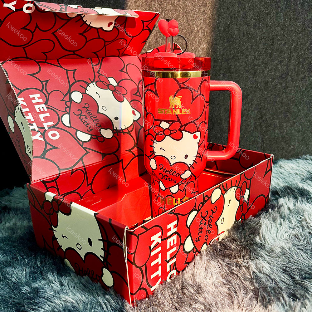 40oz Red Kitty Tumbler 🚢Free Shipping🚢