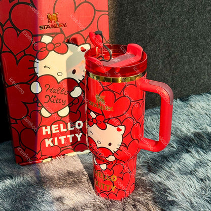 40oz Red Kitty Tumbler 🚢Free Shipping🚢