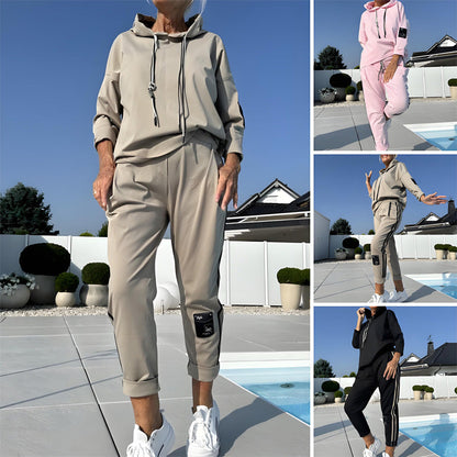 🎊2025 Neue Produkte👗🌟Damen Hoodie & Jogger-Hose 2-teiliges Casual-Set 🌟