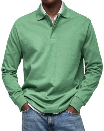 ELEGANT LONG SLEEVE POLO