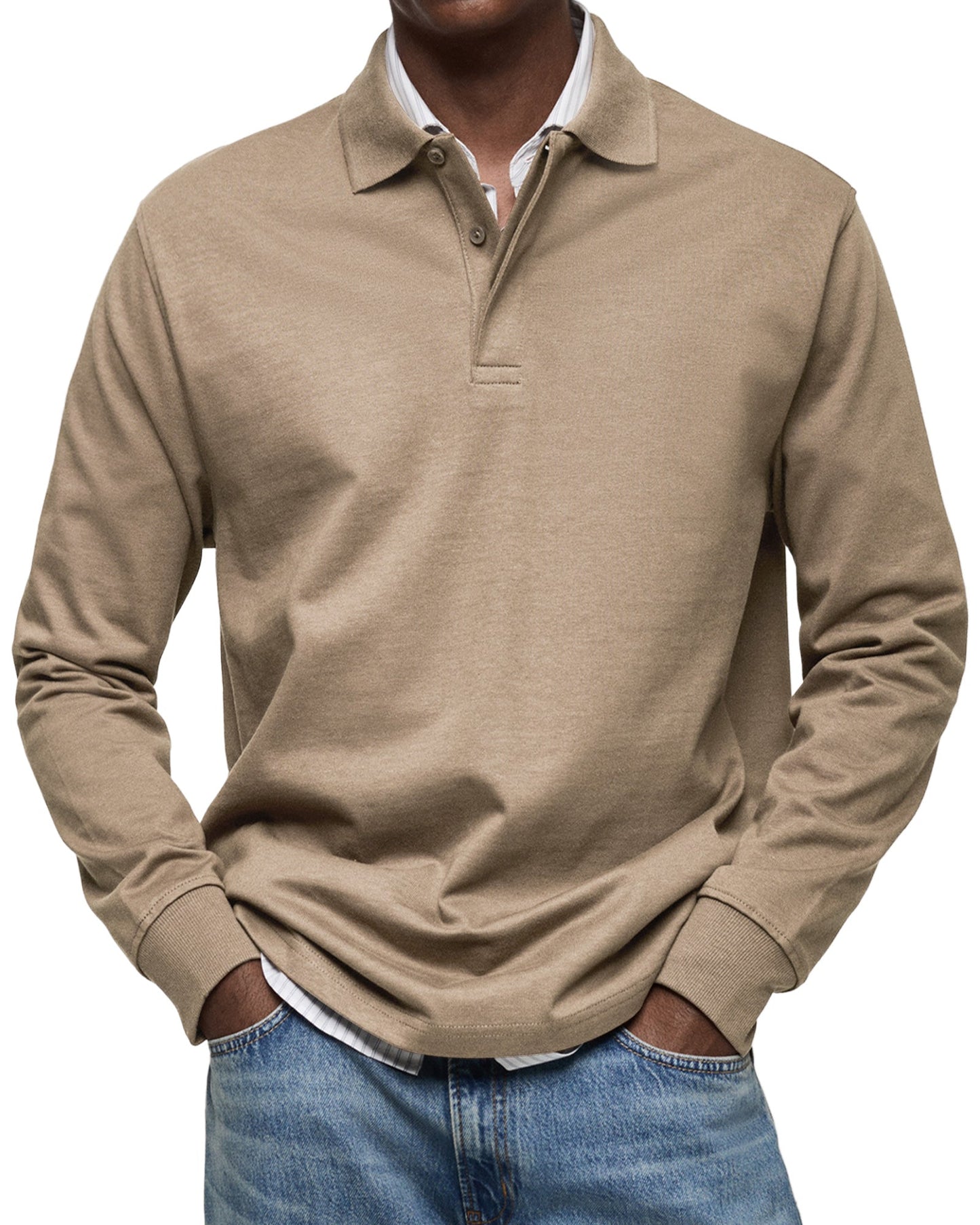 ELEGANT LONG SLEEVE POLO