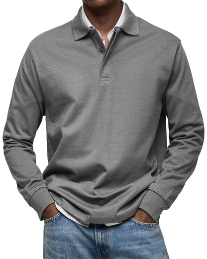 ELEGANT LONG SLEEVE POLO