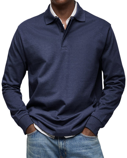 ELEGANT LONG SLEEVE POLO