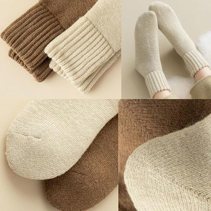 Winter Bestsellers🔥Women's Winter Boot Socks Solid, Thick, Cozy Crew Socks Perfect for Christmas Gifts🧦