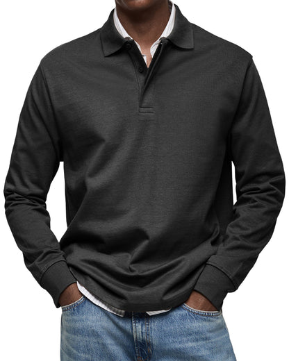 ELEGANT LONG SLEEVE POLO