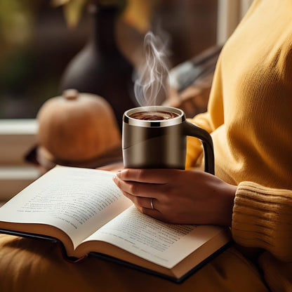 Final 3 Hours 60% OFF!☕Self-Stirring Coffee Mug with Magnetic Mixer – 380ml Rechargeable