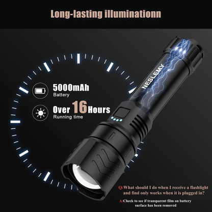 BLACK FRIDAY🎁NESLEMY™LED Flashlight – High Lumen Rechargeable Torch