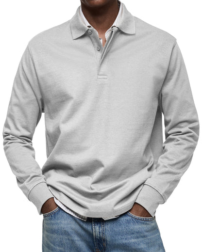 ELEGANT LONG SLEEVE POLO