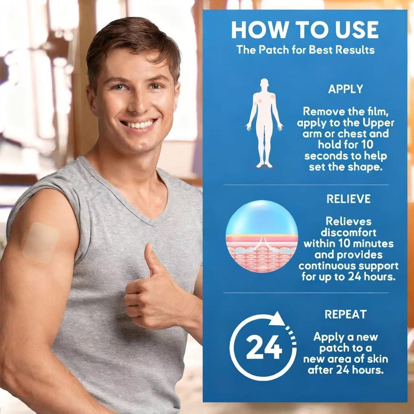 LOVILDS™ DoubleNano COPD Relief Pad (💝 Cough, wheezing, shortness of breath, sputum, stuffy nose, bronchitis, bronchitis, allergy symptoms, lung discomfort)