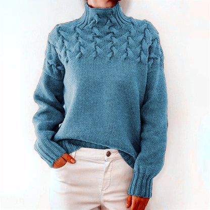 🔥Women's turtleneck knitted sweater