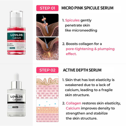 🔥Christmas Special Offer🔥Gifted Collagen Boost five Step Set Calcium Collagen Balm for Firming & Pore Care