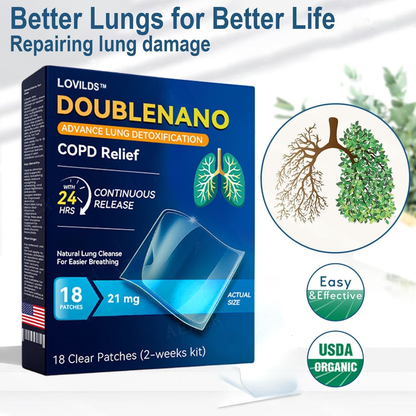 LOVILDS™ DoubleNano COPD Relief Pad (💝 Cough, wheezing, shortness of breath, sputum, stuffy nose, bronchitis, bronchitis, allergy symptoms, lung discomfort)