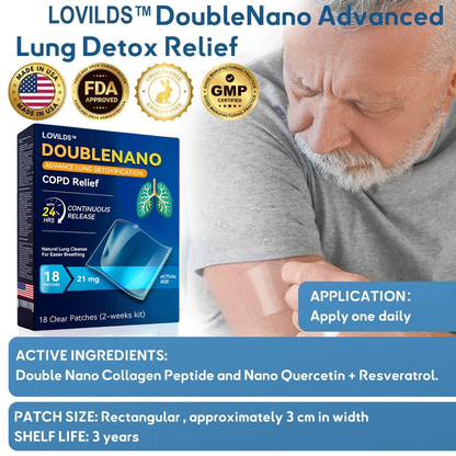 LOVILDS™ DoubleNano COPD Relief Pad (💝 Cough, wheezing, shortness of breath, sputum, stuffy nose, bronchitis, bronchitis, allergy symptoms, lung discomfort)