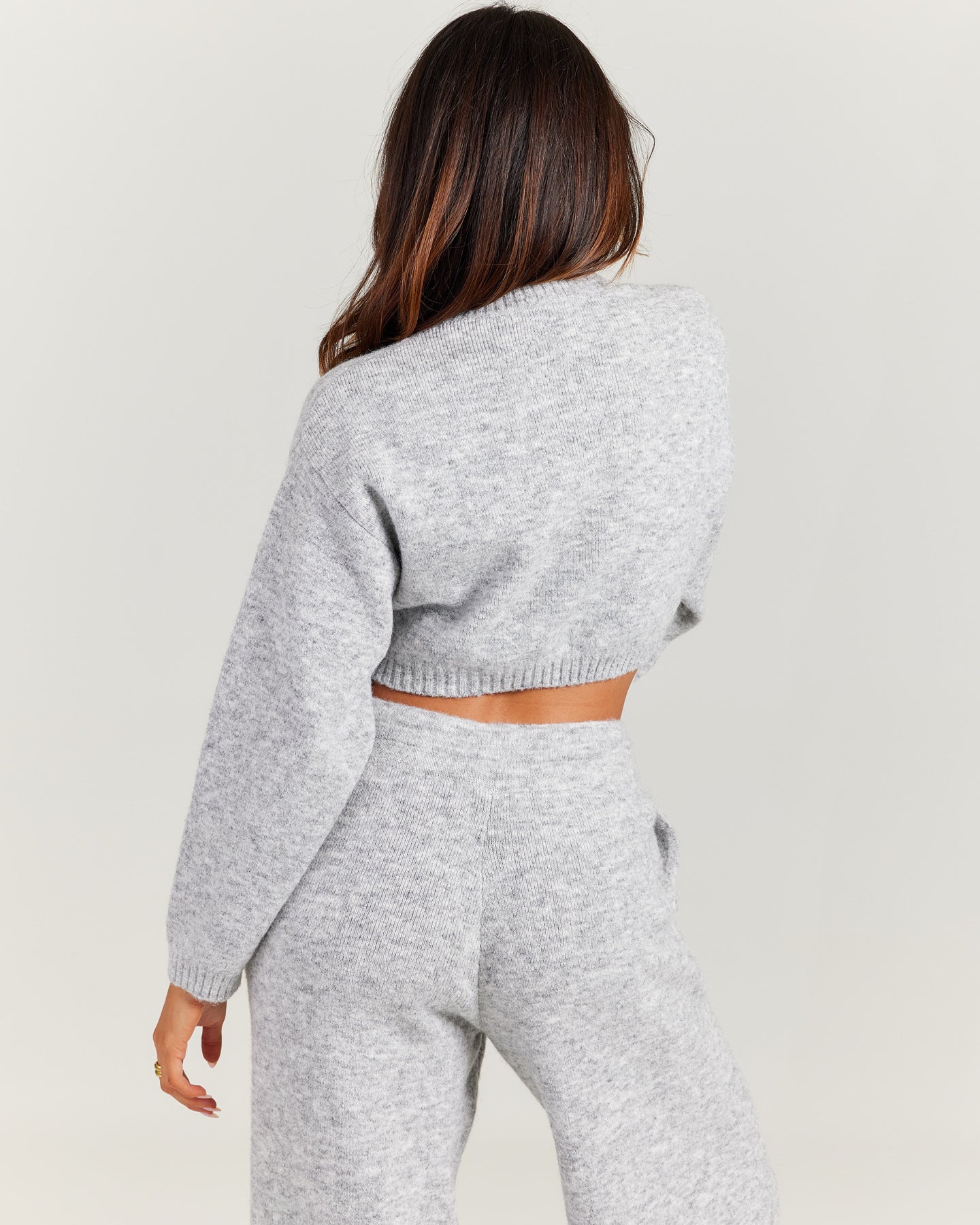 Knitted Cropped Crewneck (Buy 2 GET 1 FREE）