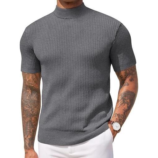 🔥 Men's turtleneck sweater/T-shirt