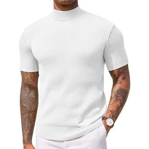 🔥 Men's turtleneck sweater/T-shirt