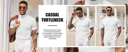 🔥 Men's turtleneck sweater/T-shirt