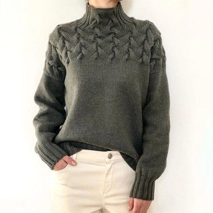🔥Women's turtleneck knitted sweater