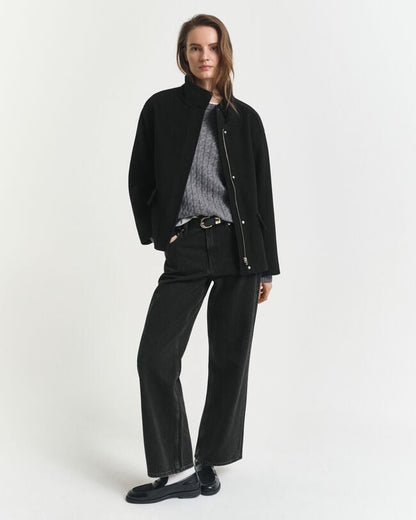 Ladies elegant short trench coat