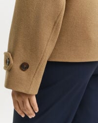 Ladies elegant short trench coat