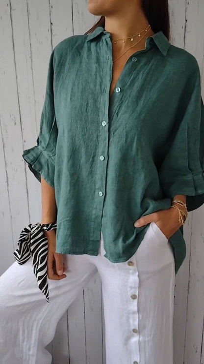 Chic Tie-Back Blouse