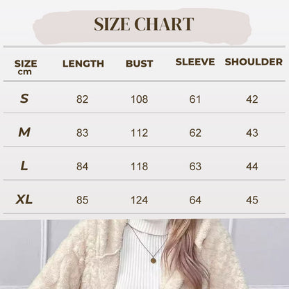 Damen warme Jacke mit Kapuze und Rautenmuster